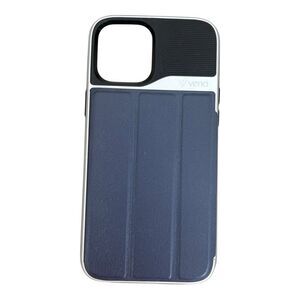 Vena vCommute Wallet Case Cover for Apple iPhone 12 Pro Max Navy and Silver